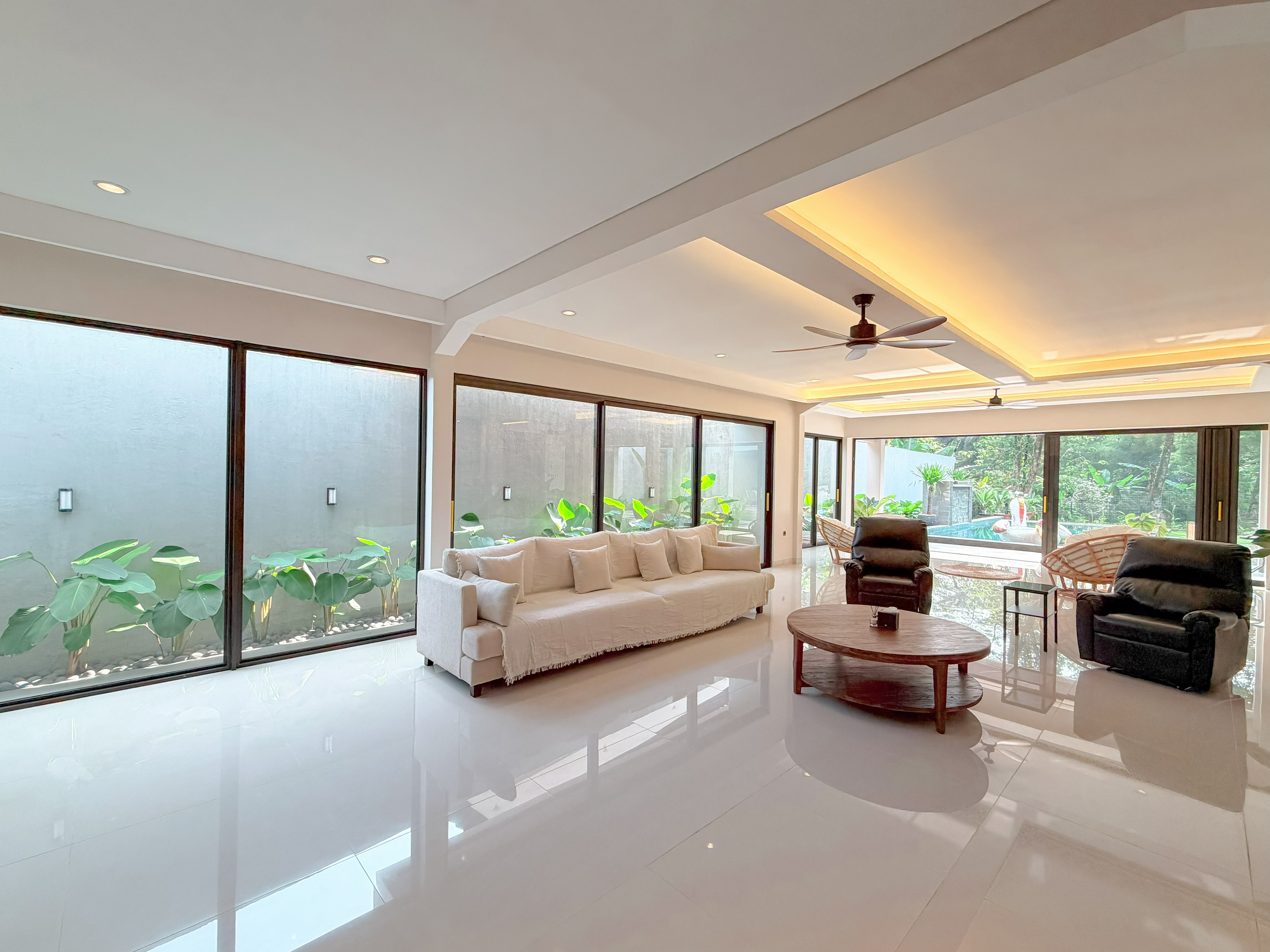Living Room 3, Villa Sampada Sentul by SAKALAVASA, Bogor