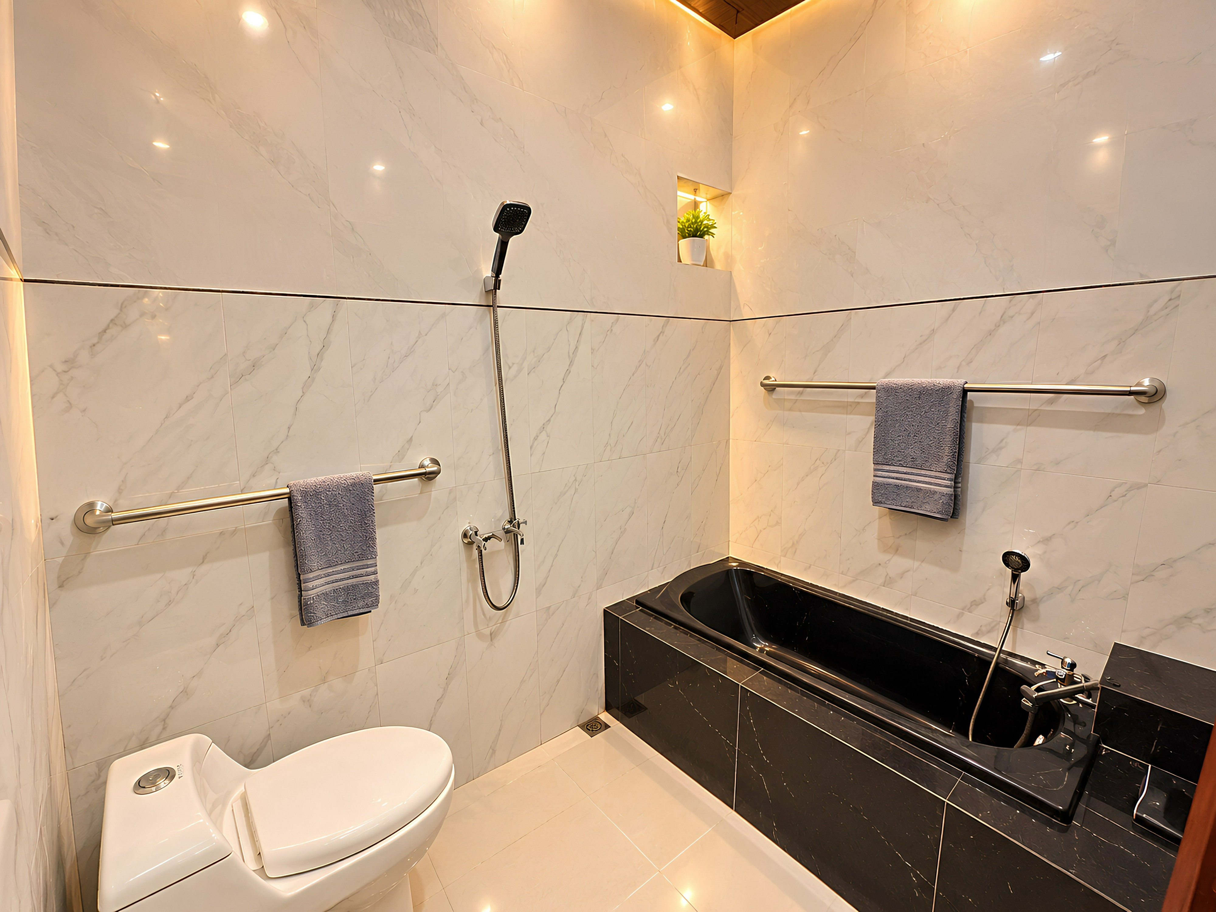 Bathroom, Villa Ceria Syariah By Expert, Karanganyar