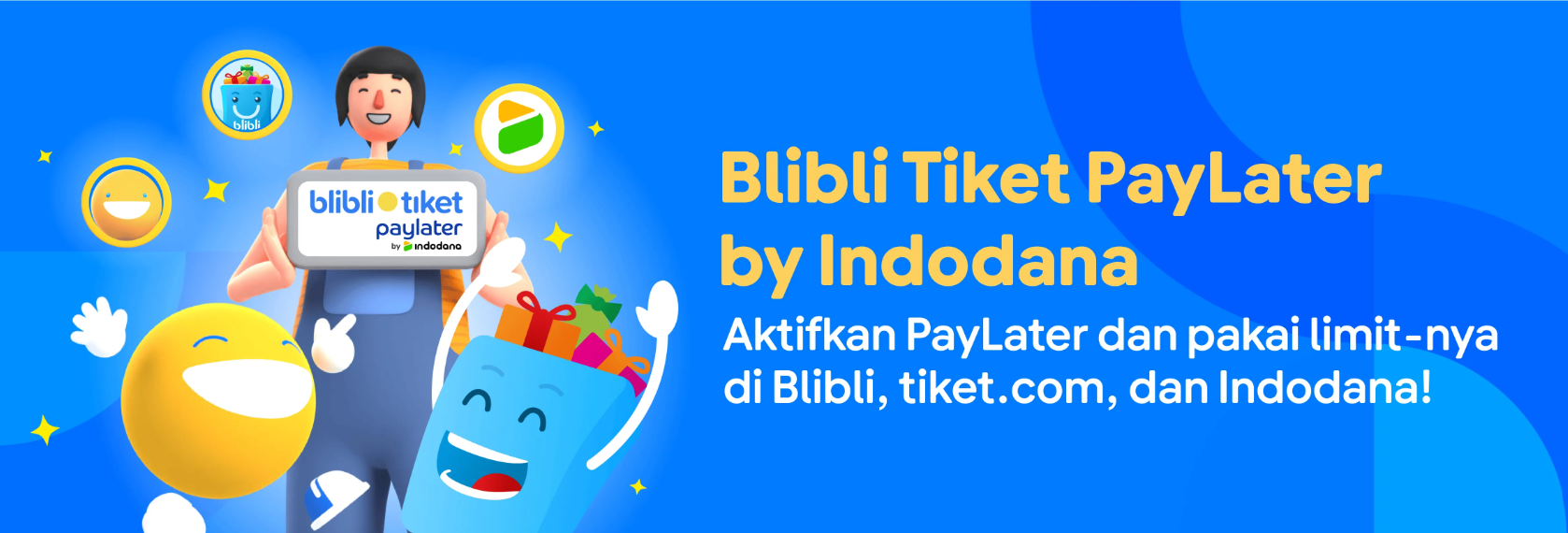 Blibli Tiket PayLater By Indodana