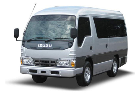 rental mobil Isuzu ELF Van 14 Bogor