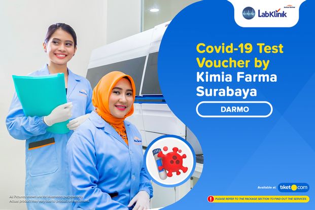 COVID-19 Rapid Antibodi / PCR/ Swab Antigen Test by Lab Klinik Kimia Farma Darmo - Surabaya