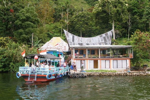 Samosir Explore Program C by Boat (Tuk Tuk - Situmurun Waterfall - Silimalombu - Tomok -  Tuk Tuk) by Go Adventure
