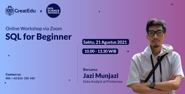 Sql Gajah Tiket SQL for Beginner Harga Promo - tiket.com