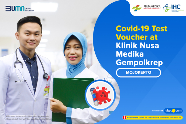 COVID-19 Rapid / PCR / Swab Test by Pertamedika - Klinik Nusa Medika Gempolkrep Mojokerto