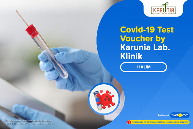 COVID-19 Rapid / PCR / Swab Antigen Test by Laboratorium Klinik Karunia Halim