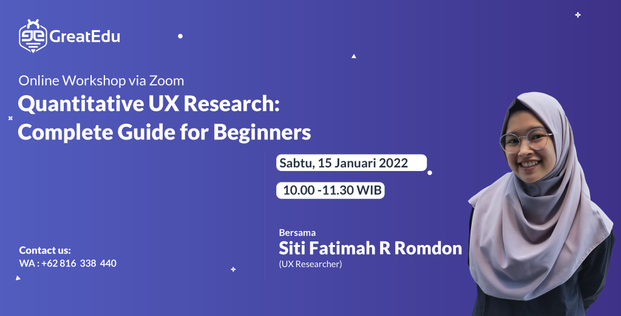 Tiket Quantitative UX Research Complete Guide for Beginners Harga Promo ...