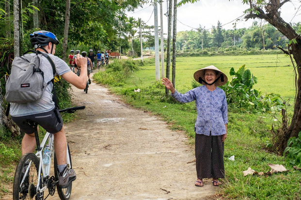 Cycling and Sunset River Cruise Experience in Hoi An
