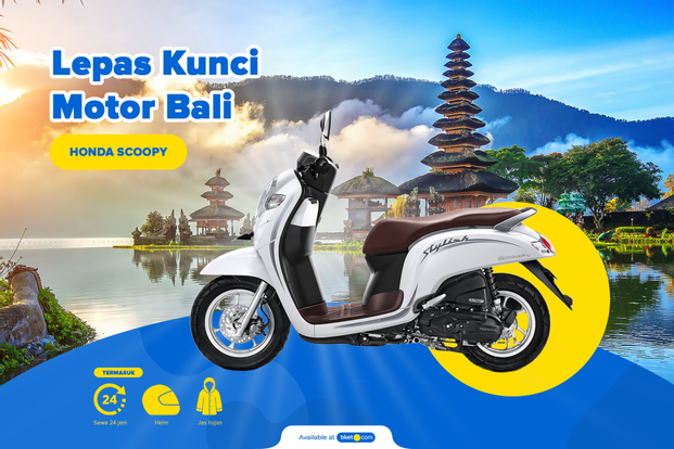 Rental & Sewa Motor Honda Scoopy Lepas Kunci di Bali