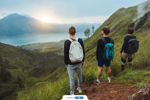 Mount Batur Caldera Sunrise Trekking Experience with Complimentary Swing, Hot Spring, or Waterfall Visit
