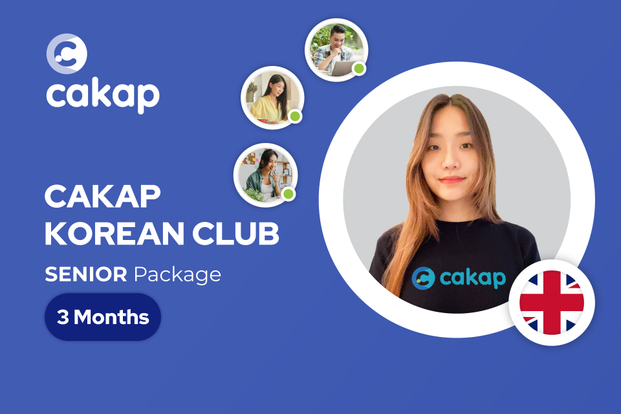 Korean Club Senior Package (3 Bulan) by Cakap