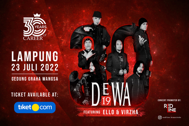 DEWA 19 "30 Tahun Berkarya" Tour Concert - Lampung
