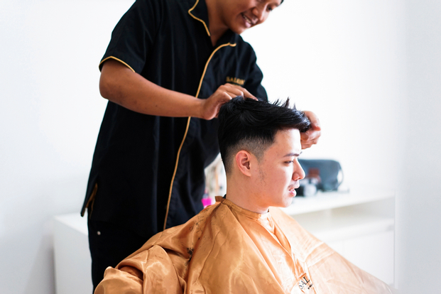 Home Service Hair Cut, Massage and Nail Treatment by Houzcall