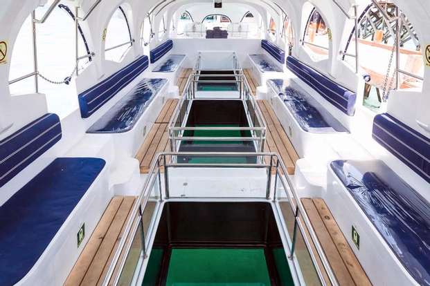 Lako Taka Glass Bottom Boat operated by AYANA