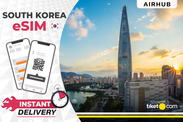 Tiket ESIM South Korea By Airhub Harga Promo - Tiket.com