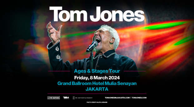 Tom Jones Ages & Stages Tour 2024 in Jakarta