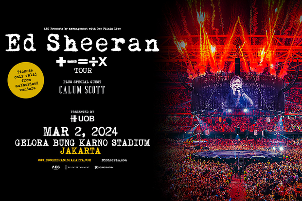 Ed Sheeran + - = ÷ x Tour 2024 in Jakarta
