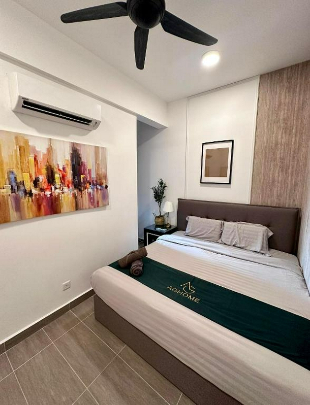 Bedroom 2, Designer Pent House Troika @ AGhome, Kota Bharu