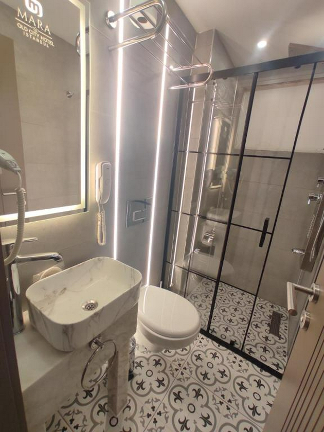 Bathroom 2, Mara Oldcity Hotel, Fatih