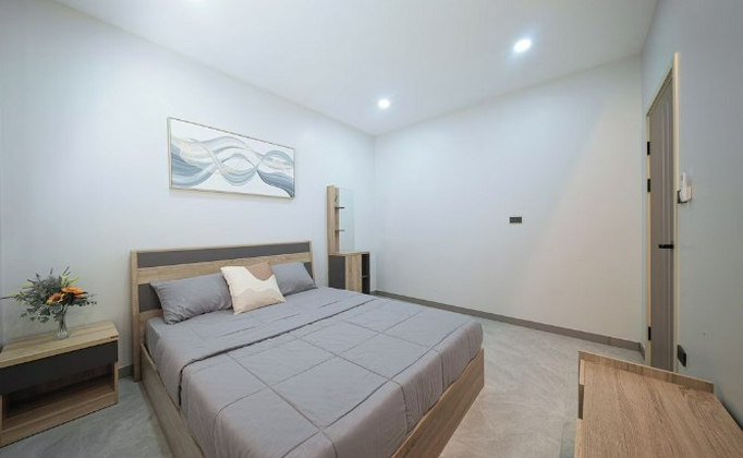 Bedroom 3, Songmee Pool Villa Rayong, K. Nikhom Pattan