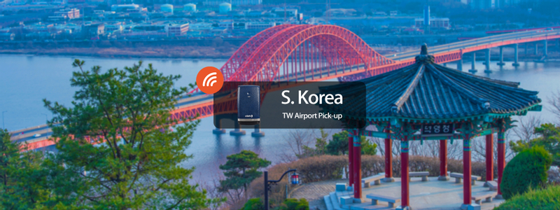 4G LTE WiFi (TW Airport Pick Up) for South Korea