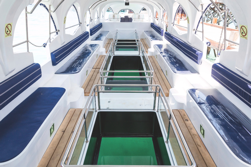 Glass Bottom Boat Sightseeing Tour by AYANA