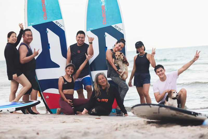 SUP and Surf Board experience at Hua Hin by KBA - KiteBoarding Asia