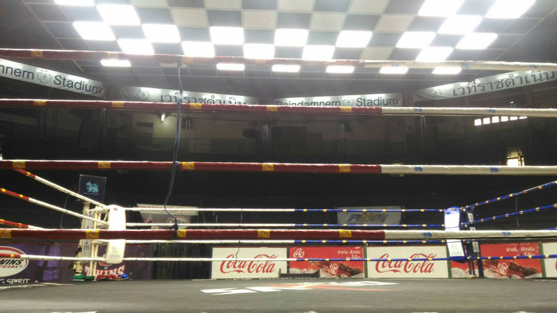 Muay Thai (Boxing) Match at Rajadamnern Stadium
