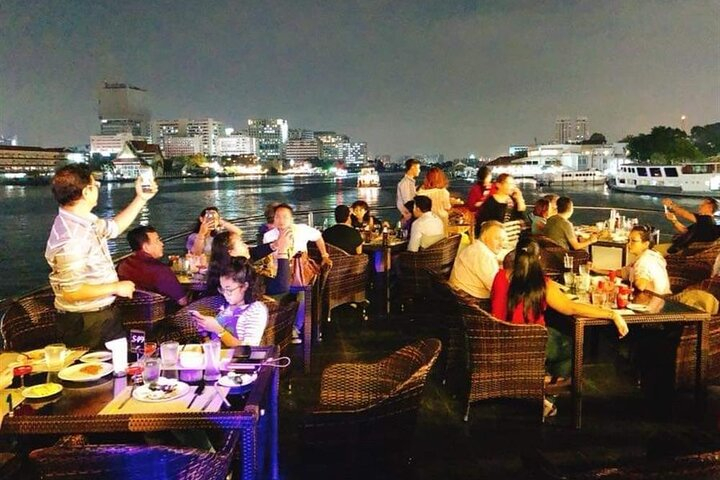 Sunset Fun, Live Band, Meal on Cruise over Chaophraya River (SHA Plus)