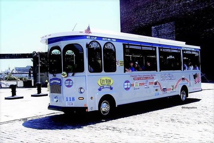 1 or 2 Day HOP-ON & HOP-OFF Narrated Trolley Tour of Boston Ix7rjFiS