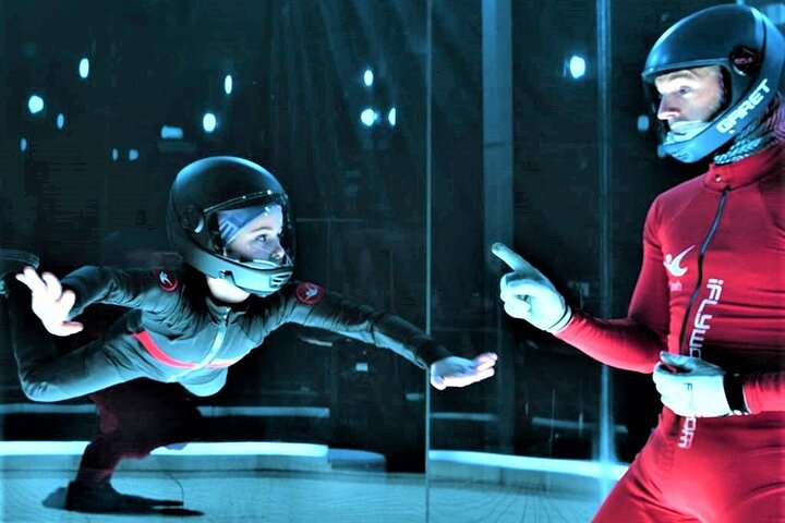 Orlando Indoor Skydiving Experience with 2 Flights & Personalized Certificate fl3hXLlY