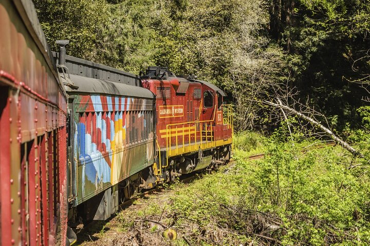 Skunk Train: Pudding Creek Express from Fort Bragg bkcAshdL