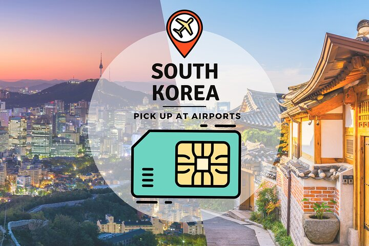 Korea Unlimited Data SIM Card Pick up at Airports or Seoul