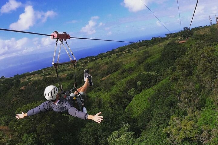4 Dual-Zipline Mountain Adventure in Maui UZchgO4A