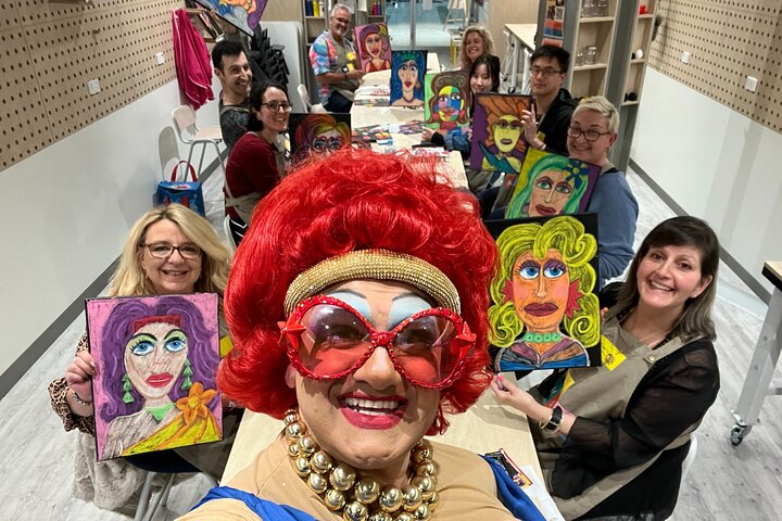 2 hour Drink and Draw with a Drag Queen Workshop