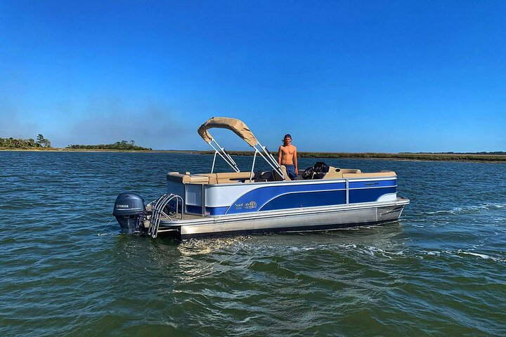 2-Hour Hilton Head Pontoon Boat Rental QRS7Mnbv