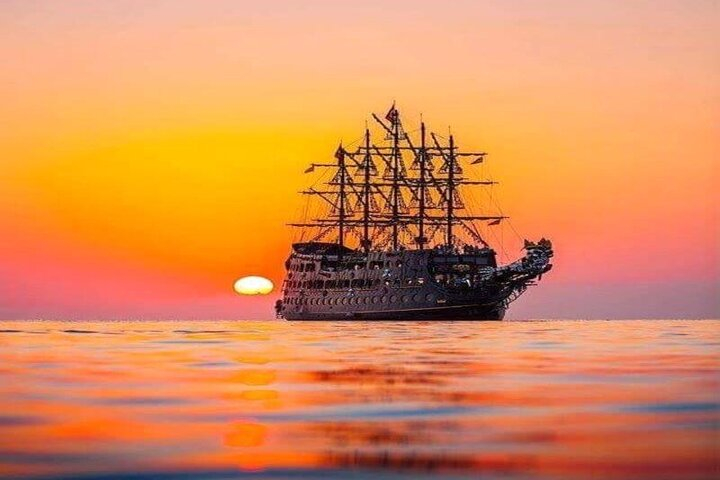Alanya Sunset Cruise with Dinner, Swimming & Foam Party 8wHGnBDH