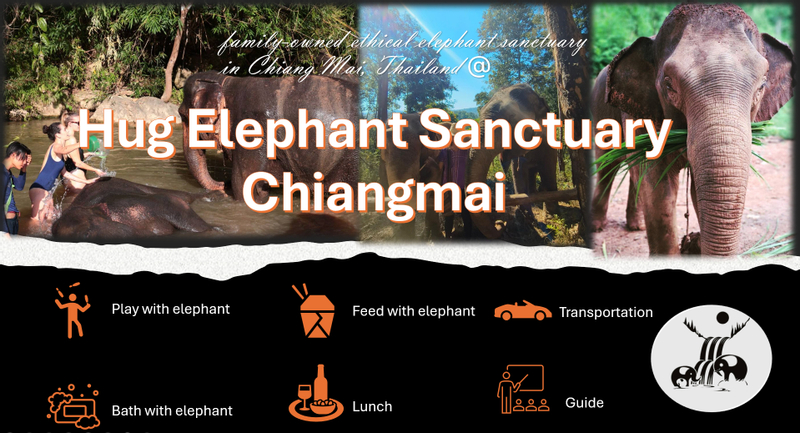 Hug Elephant Sanctuary Chiangmai W7DvmGUi