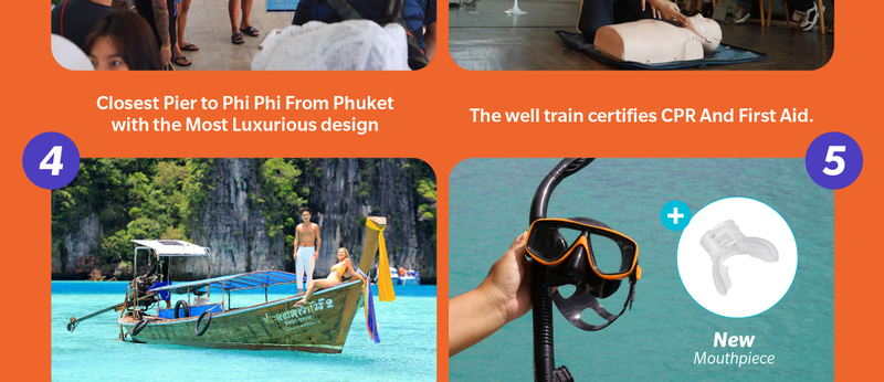 Phuket : Phi Phi, Maya & Bamboo Day Tour with Premium Speedboat hdNbDrtN