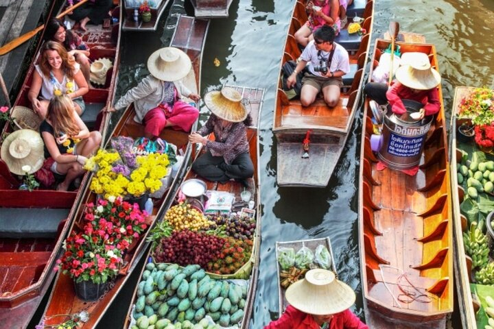 Damnoen Saduak Floating Market Small-Group Tour from Hua Hin HW3IU1H0