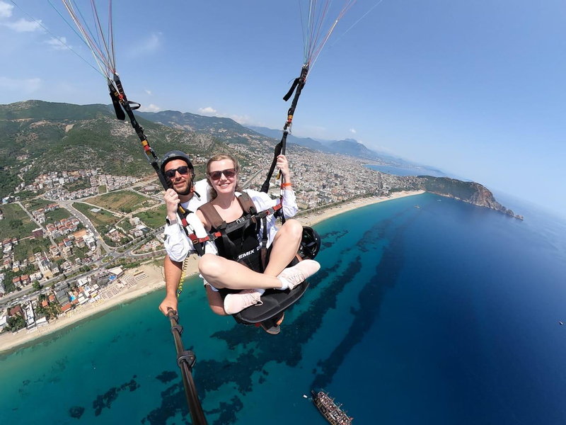 Paragliding experience from Antalya, Side, Alanya With Transfer OyoVOPNy