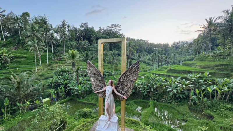 Ubud: Zipline, Bali Swing & Skybike in a Private Rice Terrace 8KlMMi5c