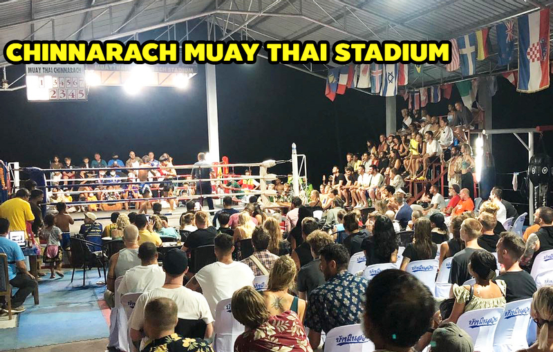 Fight Night at Chinnarach Muay Thai Stadium Kho Phangan NuC5mj1p