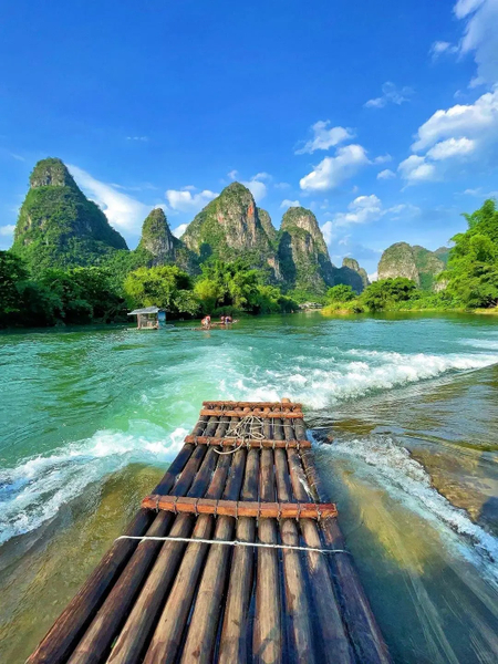 Guilin Yulong River & Yinziyan Cave& Peach Blossom Land One Day Tour kSt2sEQZ