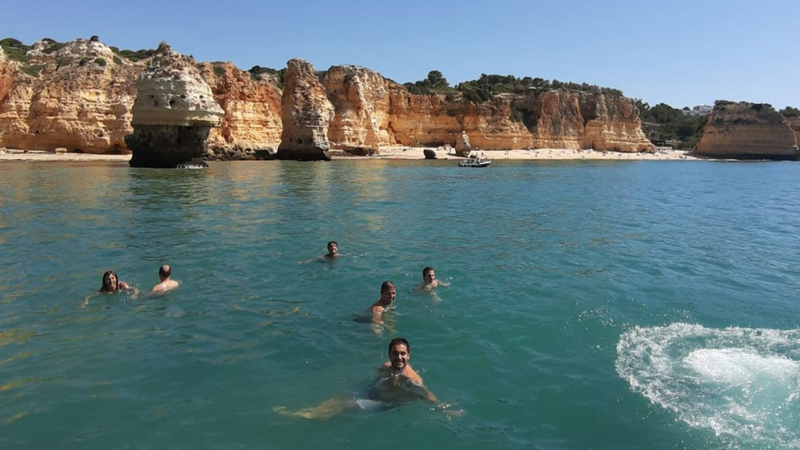 Benagil Caves and Marinha Beach Boat Tour from Portimao juxtyHI5