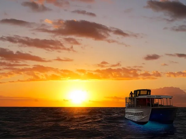 Imiloa Express Na Pali Coast Morning or Sunset Boat Tour in Hawaii YgAMA0Uk
