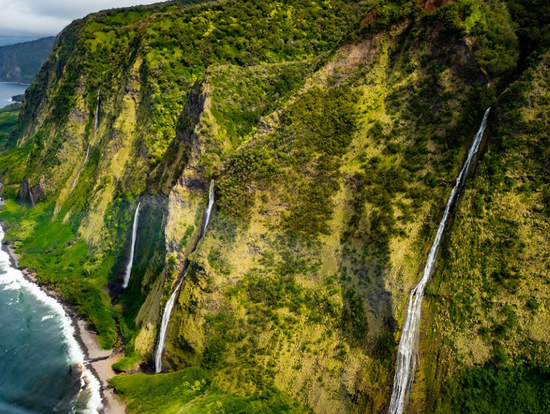 Hamakua Coast Waterfalls and Valleys Safari Helicopter Experience JUxKKMvi