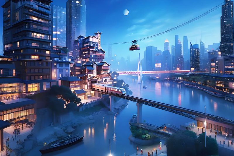 One-day tour of Chongqing's 8D magical city YKF0HjVz
