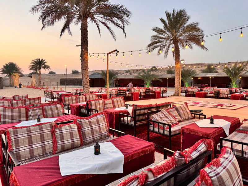 Premium Red Dune Desert Safari: BBQ Dinner, Belly Dance, Sandboarding & Camel Ride with 4WD Pickup qgdtbtIh