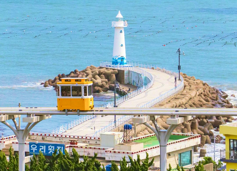 Busan Day Tour: Sky Capsule, Gamcheon, Haeundae Blueline Park & more DFeInZNh
