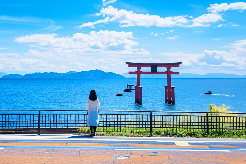 Lake Biwa Scenic Day Trip: Valley Observation Deck & Shirahige Shrine Water Torii Gate (Departing from Kansai) lcDZy0HP